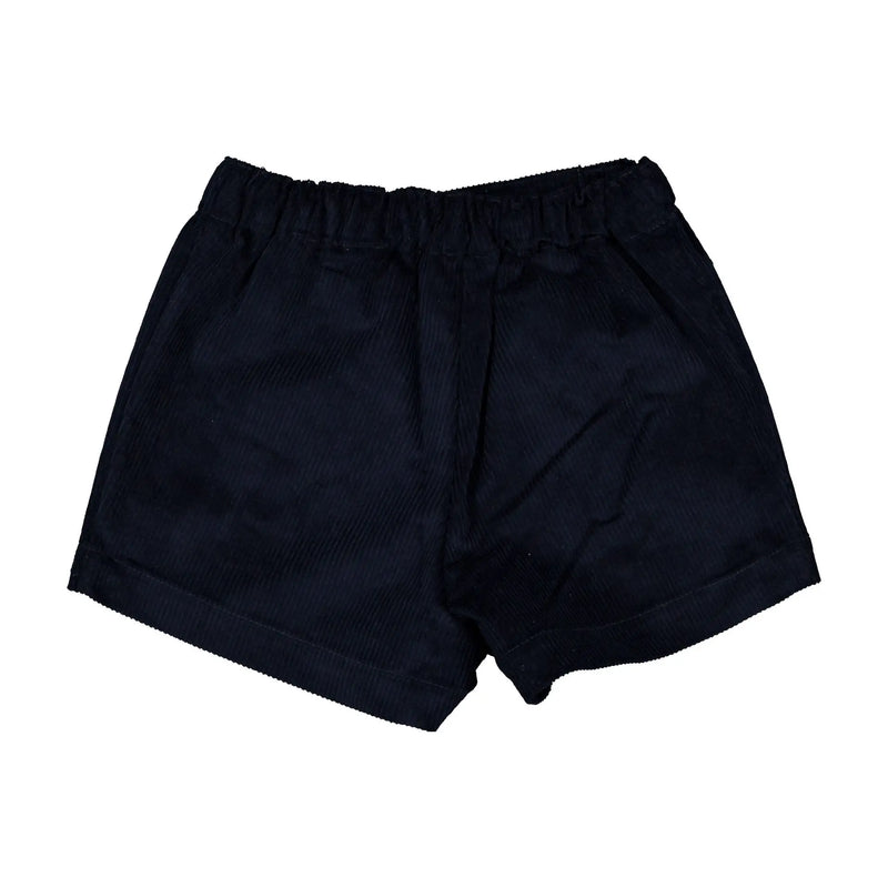 Short Sevres - Velours Navy - Bleu