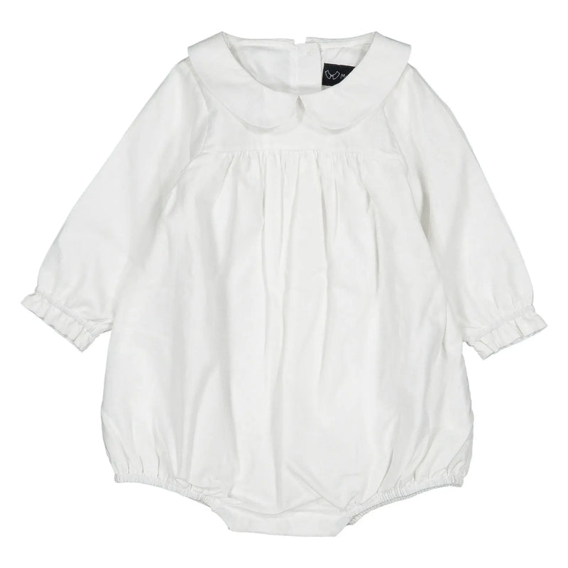 Barboteuse Liege - Cérémonie Lin Blanc