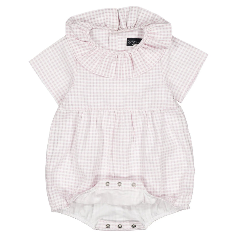 Barboteuse Dupleix - Vichy Rose