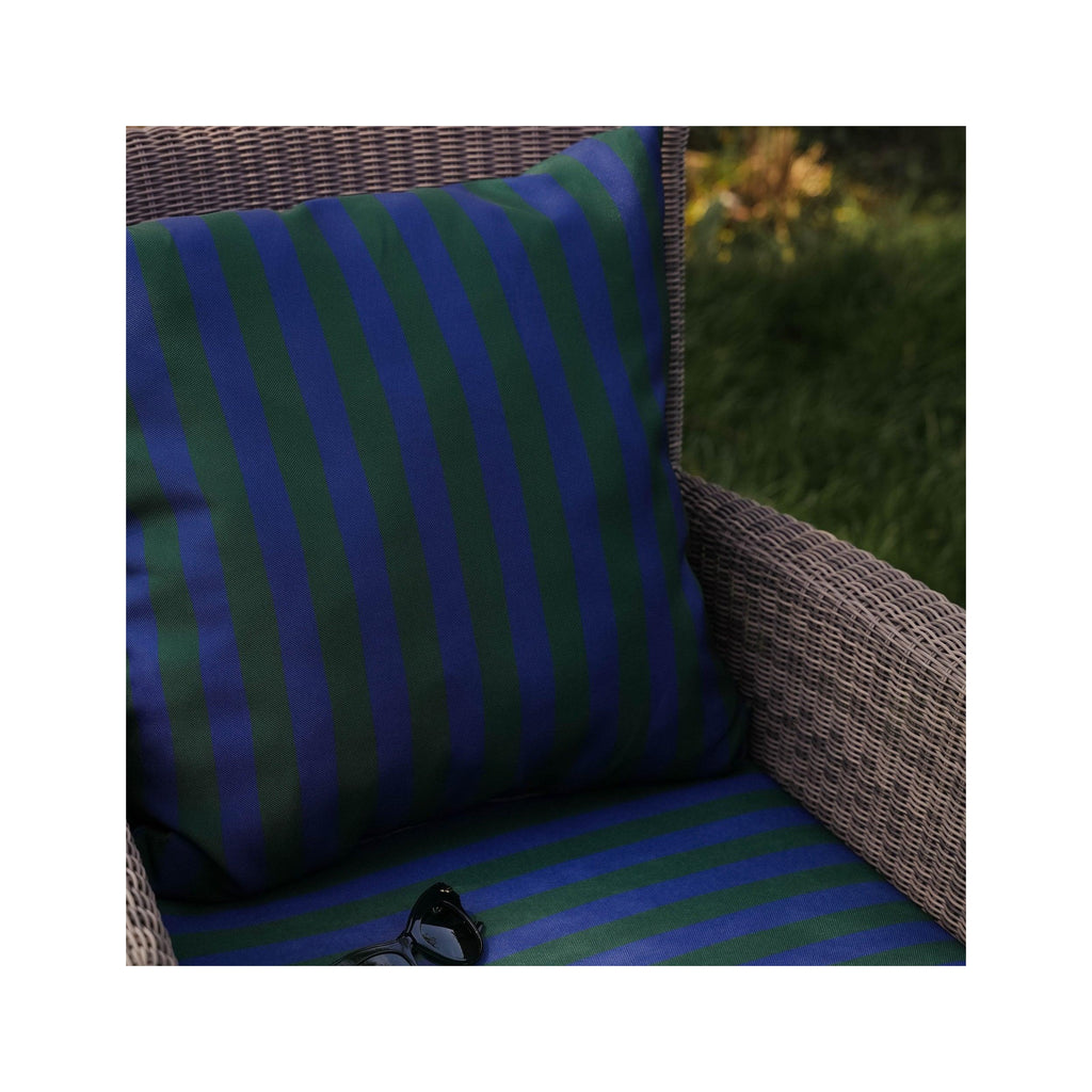 Coussin D’extérieur - Rayures Vert