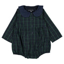 Barboteuse Bac - Tartan Bleu