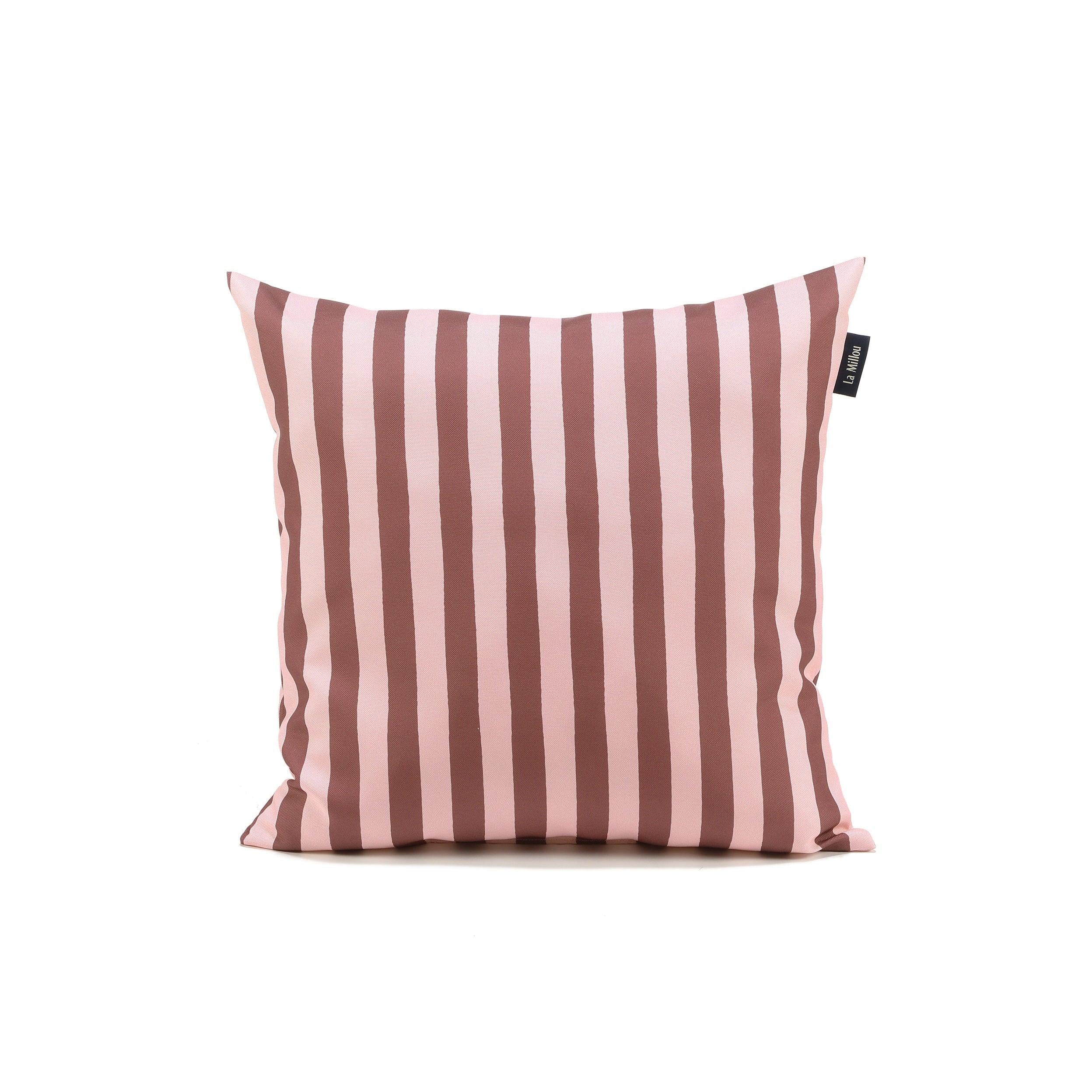 Coussin D’extérieur - Rayures Rose