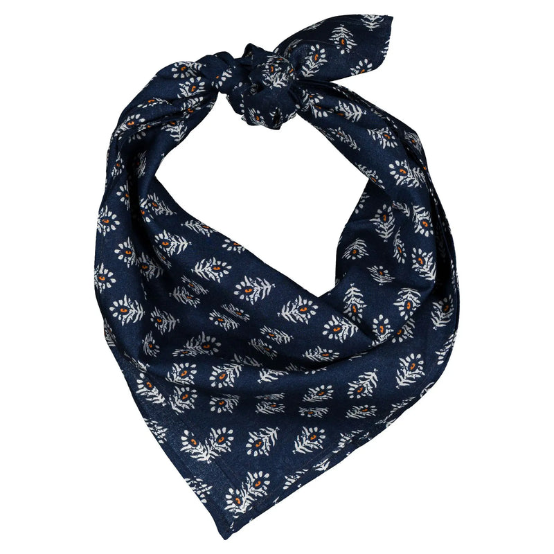 Foulard Vendôme - Bleu Blockprint
