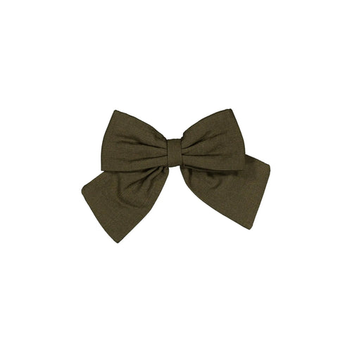 Halles Hair Clip - Green Linen