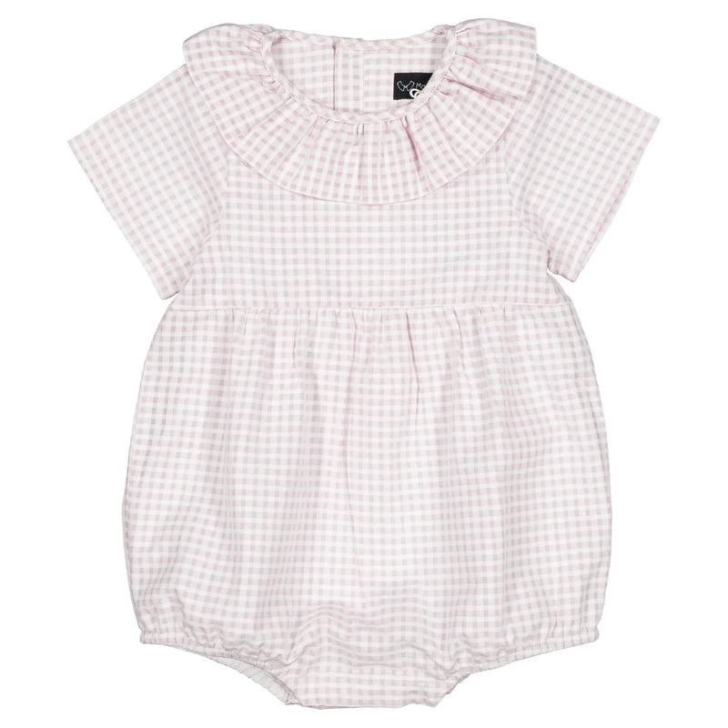 Barboteuse Dupleix - Vichy Rose