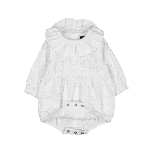 Barboteuse Dupleix - Broderie - Blanc