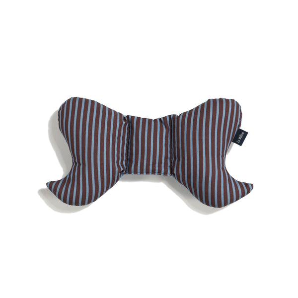 Coussin Angel's Wings Coton Velvet - Rayures Bleu
