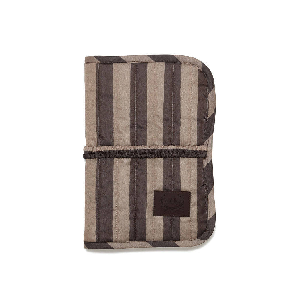 Set de Voyage - Rayures Marron
