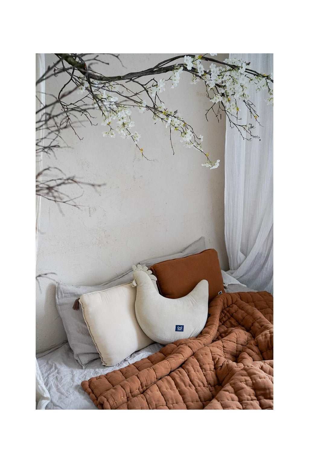 Coussin Poule de Grand-mère Dany Velvet - Rafaello