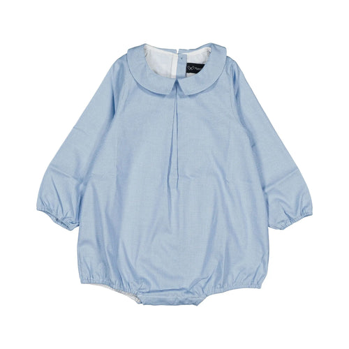 Barboteuse Batignolles - Sky Pied De Poule - Bleu