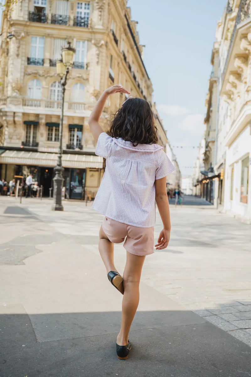 Blouse Nollet - Vichy Rose