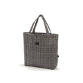 Sac Shopper en Nylon - Noir Vichy