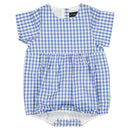 Barboteuse Bourse - Vichy Bleu Azur