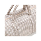 Sac Weekend Nylon - Beige Vichy