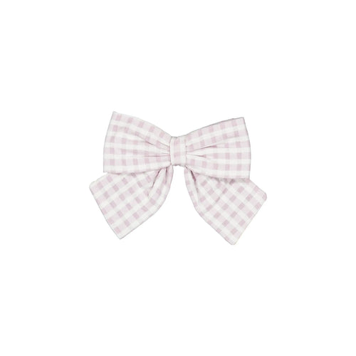 Halles hair clip - Pink Vichy
