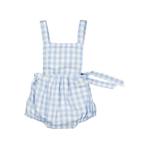Marais Romper - Double Gauze Vichy Blue