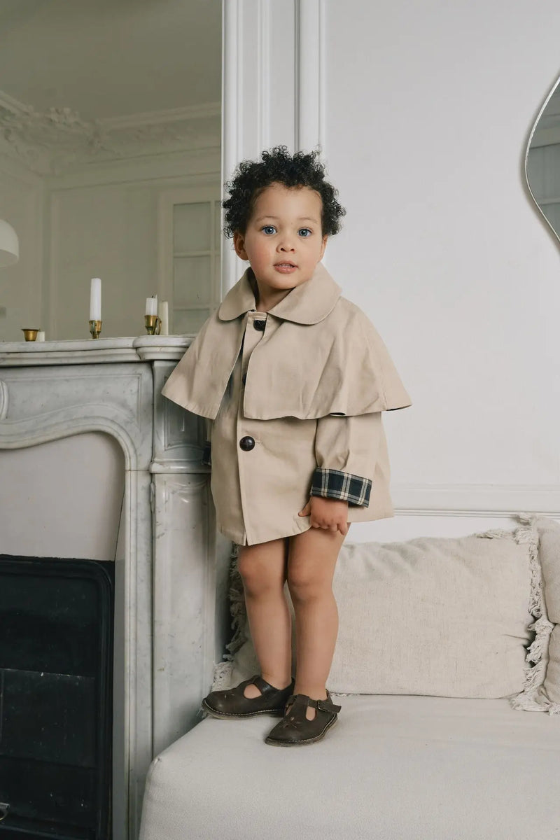 Veste Sherlock - Beige Cape Amovible