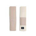 Protège Ceinture Bébé Coton Velvet - Rayures Beige