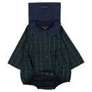 Barboteuse Bac - Tartan Bleu