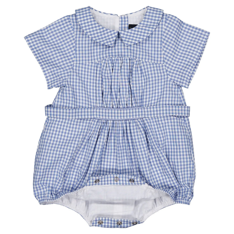 Barboteuse Foch - Vichy Bleu