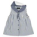 Blouse Trudaine - Rayé Bleu Foncé