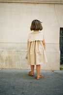 Robe Elysée - Beige Fines Rayures