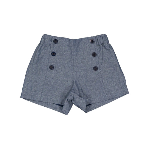 Short Sevres - Bleu Orage Denim