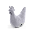 Coussin Poule de Grand-mère Dany Velvet - Gris Foncé