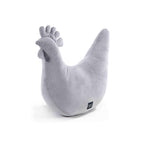 Coussin Poule de Grand-mère Dany Velvet - Gris Foncé