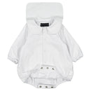 Basilique Romper - White Ml Velvet