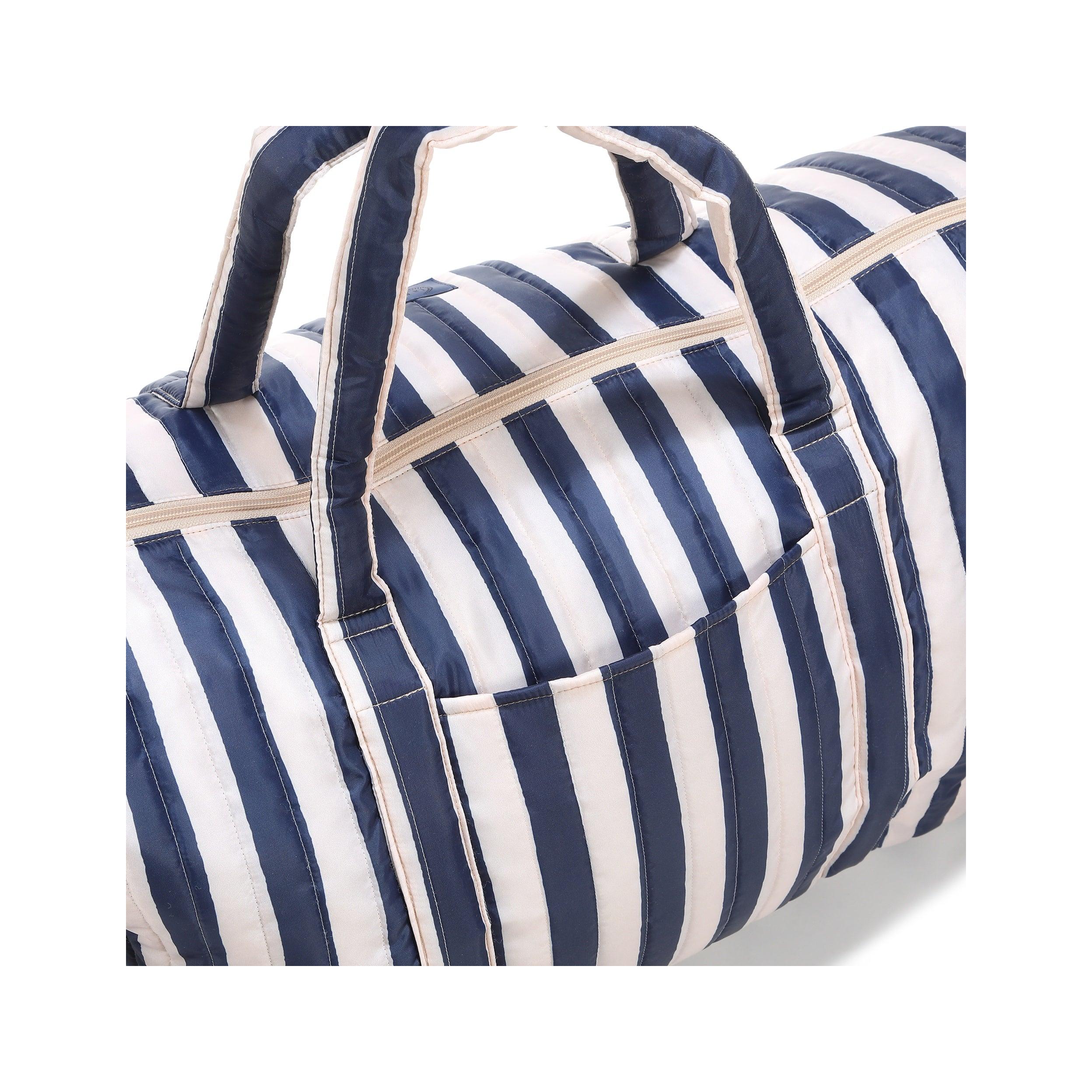 Sac Weekend Nylon - Rayures Marine