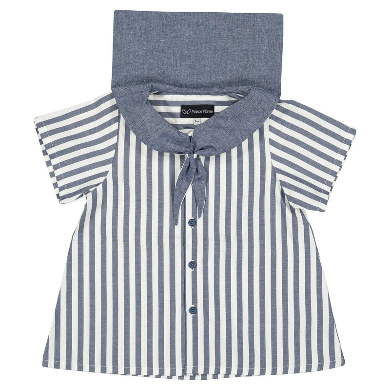 Blouse Monge - Rayé Bleu Foncé