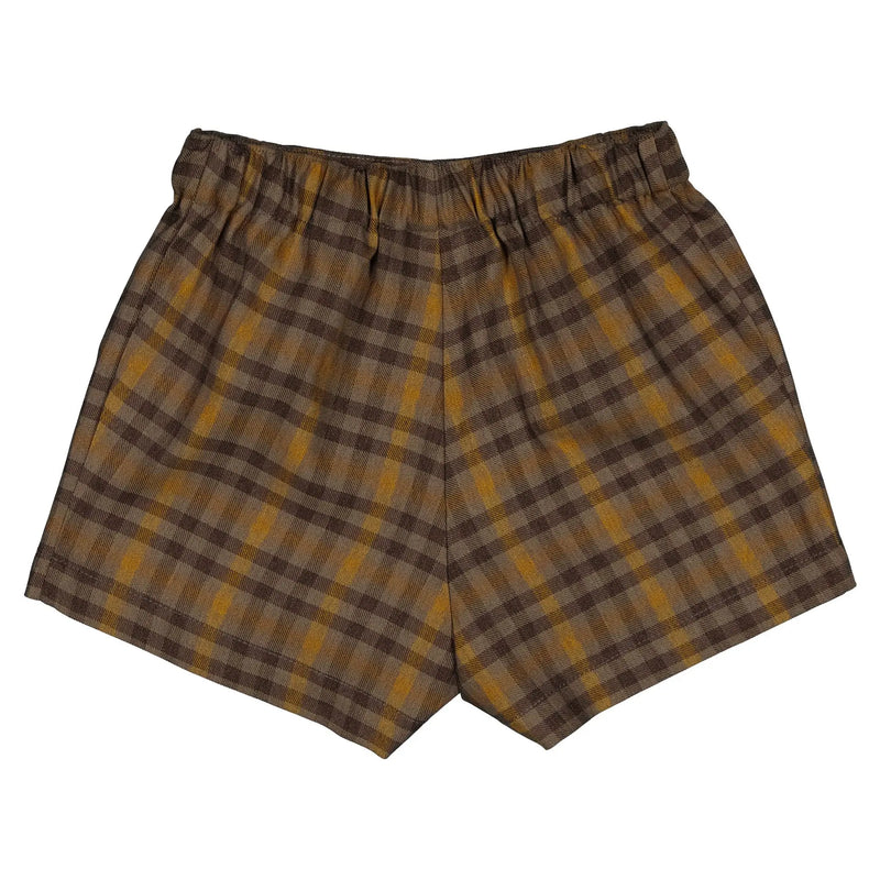 Short Sevres - Tartan Orange - Taupe