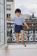 Blouse Gonzague - Rayures Bleues