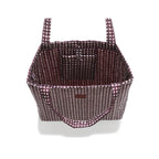 Sac Shopper en Nylon - Bordeaux Vichy