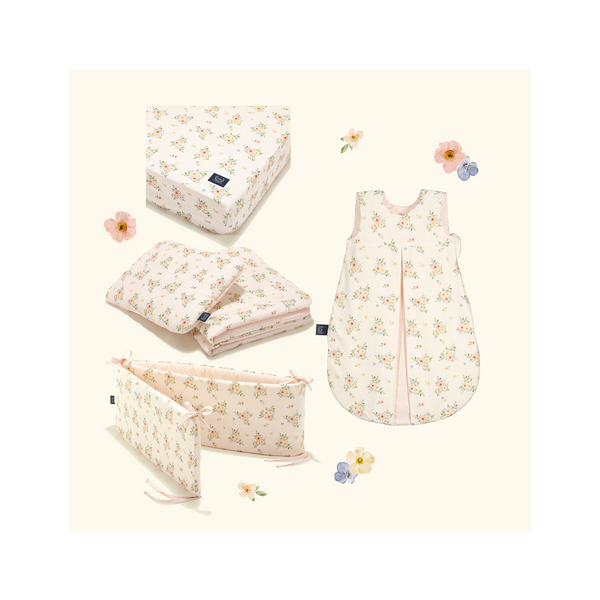 Baby Cot Set - English Garden