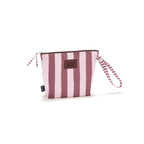Trousse Imperméable - Rayures Rose