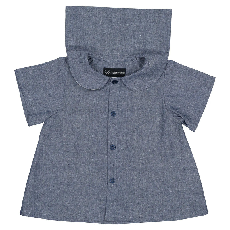 Blouse Monceau - Bleu Orage Denim