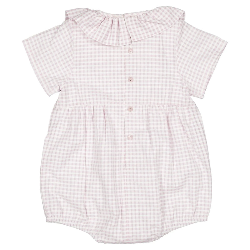 Barboteuse Dupleix - Vichy Rose