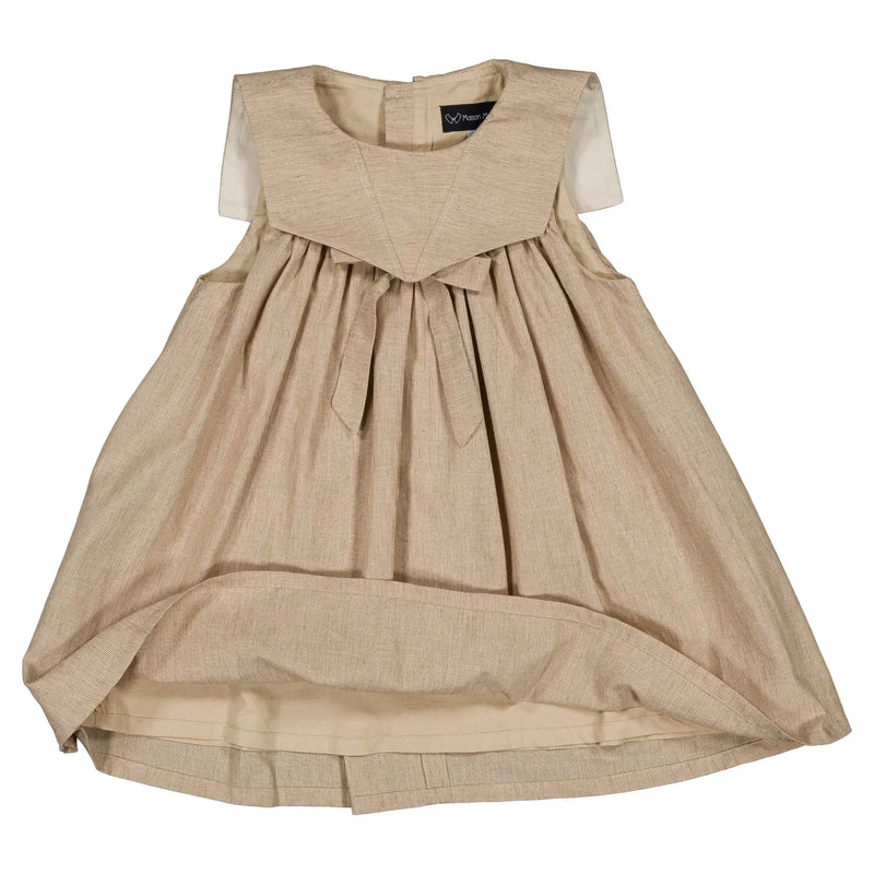 Robe Elie - Beige Fines Rayures