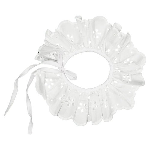 Col Broderie - Blanc À Nouer