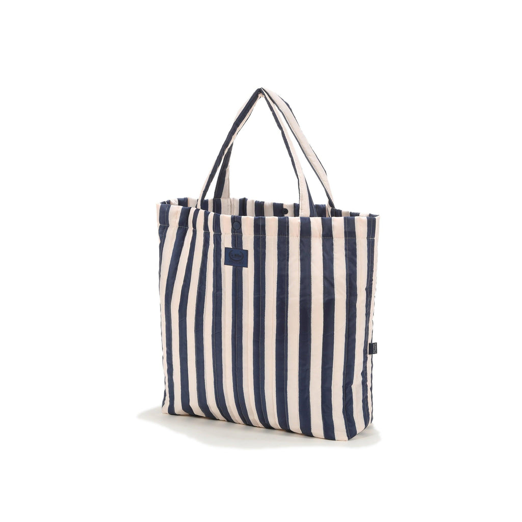 Sac Shopper en Nylon - Rayures Marine