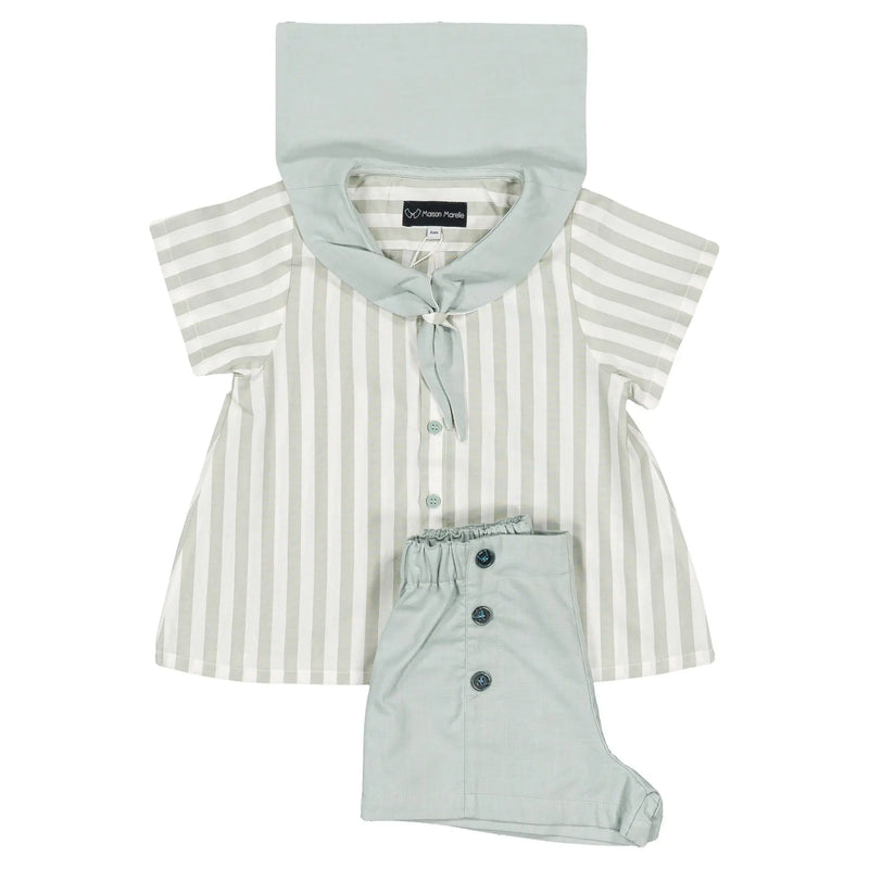 Short Sevres - Vert Menthe Lin
