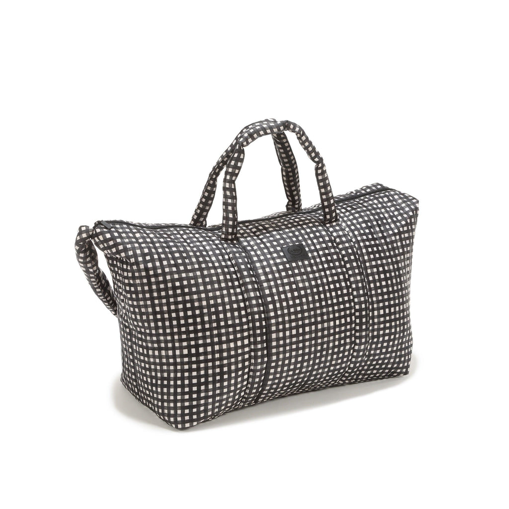 Sac Weekend Nylon - Noir Vichy