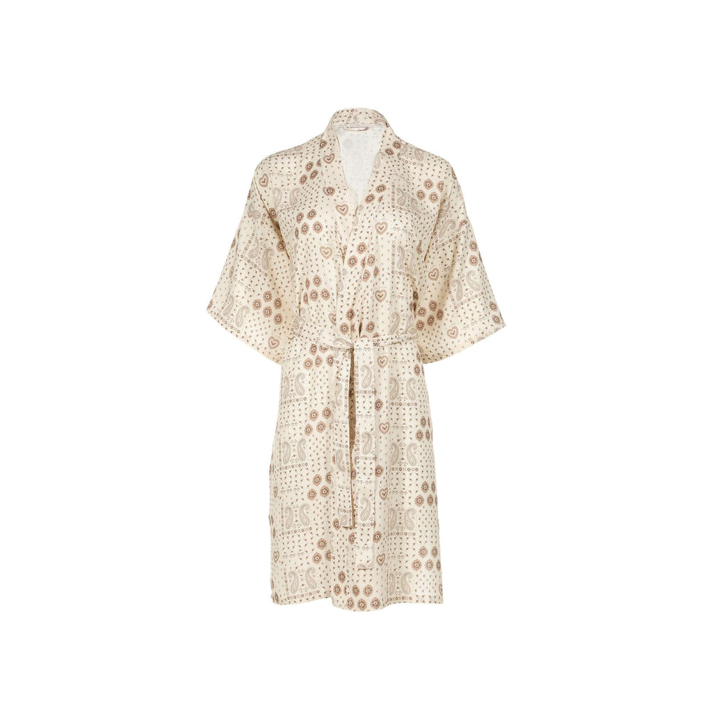 Kimono en Bambou - Bandana Crème