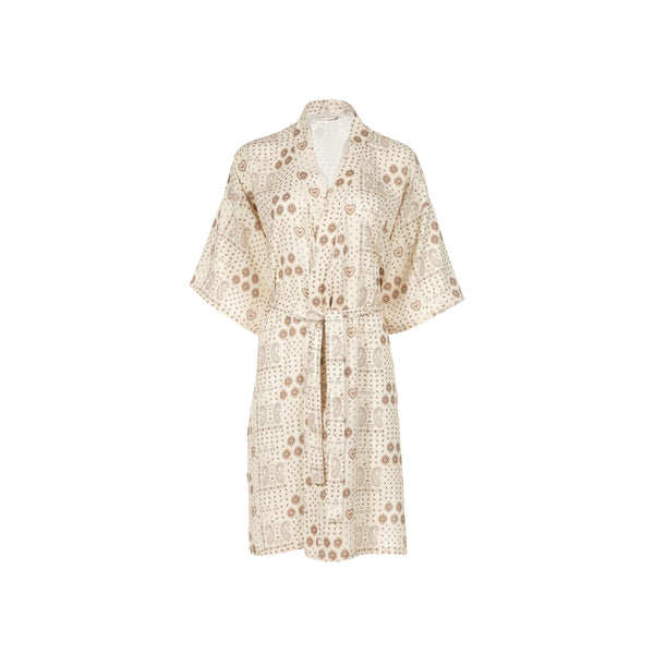Kimono en Bambou - Bandana Crème