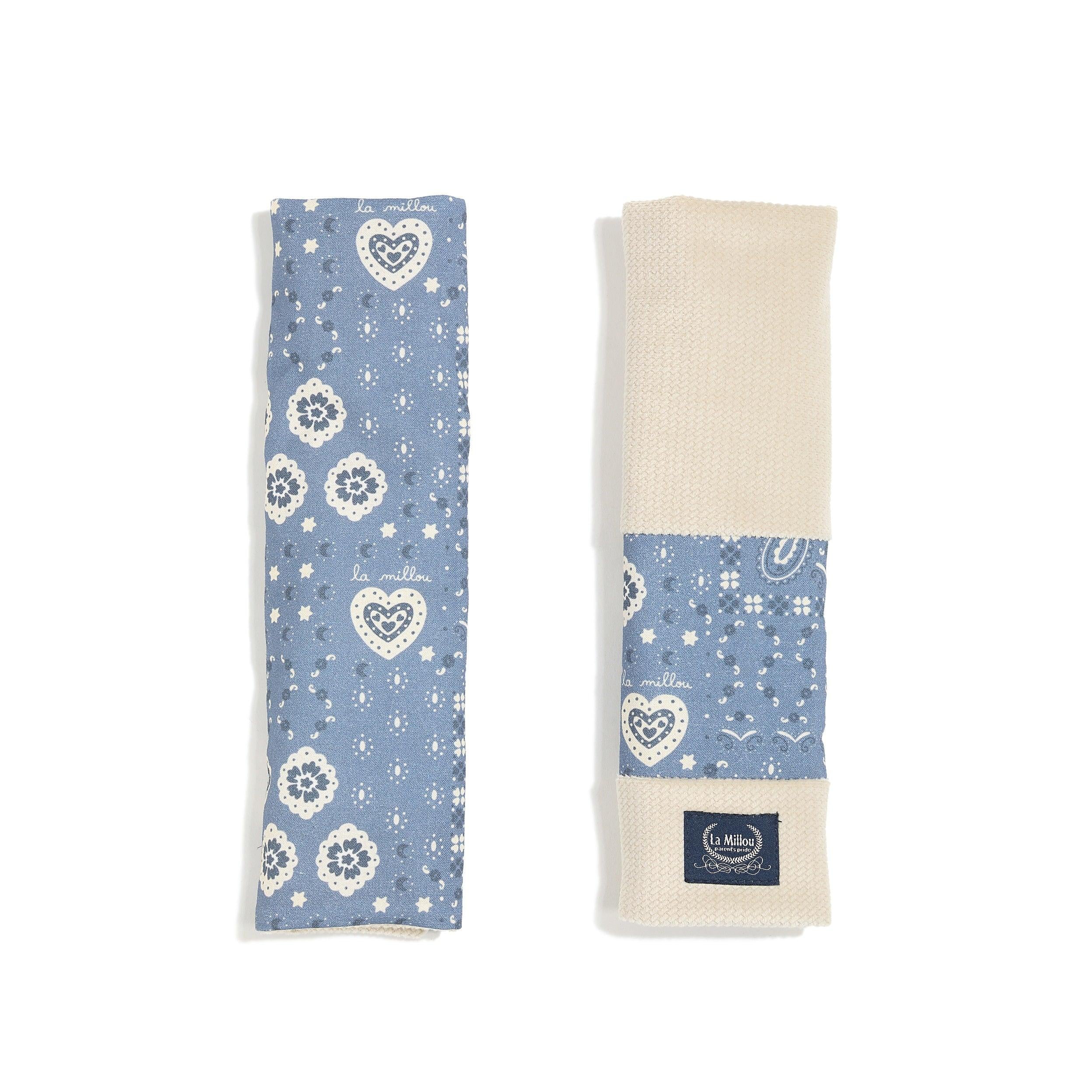 Protège Ceinture Bébé Coton Velvet - Bandana Denim