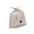 Sac Weekend Nylon - Beige Vichy