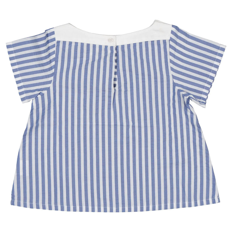 Blouse Gonzague - Rayures Bleues