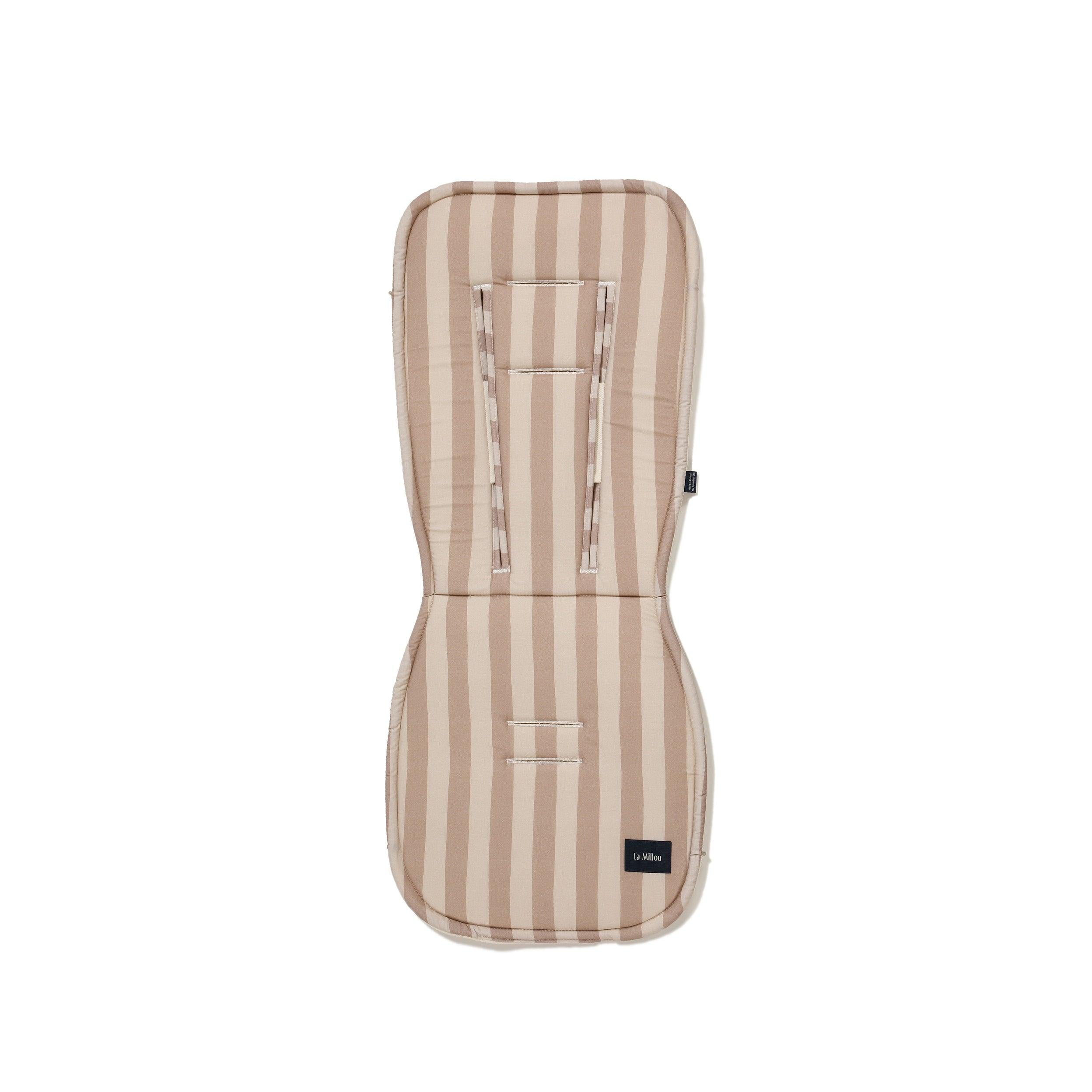 Insert pour Poussette Coton Velvet Multi - Rayures Beige